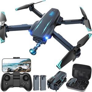 Drone Camera 1080P HD FPV Camera, ne Key Take Off/Land, Altitude Hold, 360 Flip
